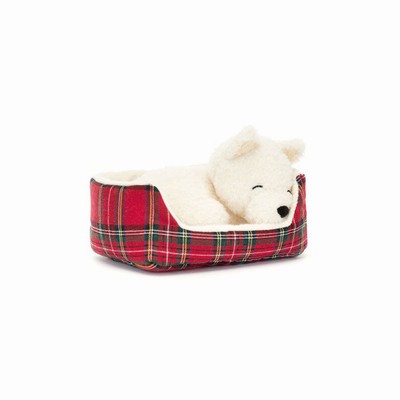 Jellycat Napping Nipper Westie | JFNR-78405